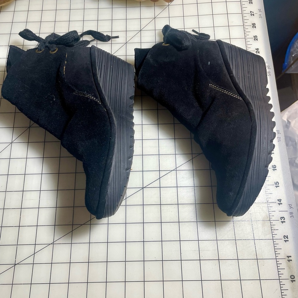Fly London Black Yama Ankle Boots